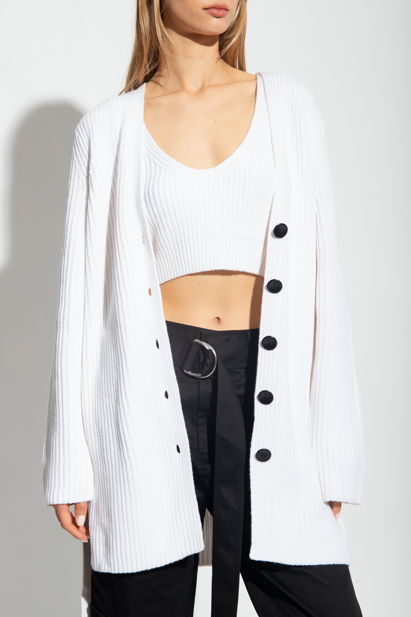 White Belted cardigan Proenza Schouler White Label Vitkac GB